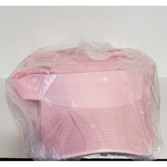 Bulk Lot New 12 Pink Sun Visor Golf Tennis Beach Cap Adjustable Strap main image 5